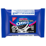 Zero Sugar Double Stuf Chocolate Sandwich Cookies, Snack Packs, 2 Pack G1