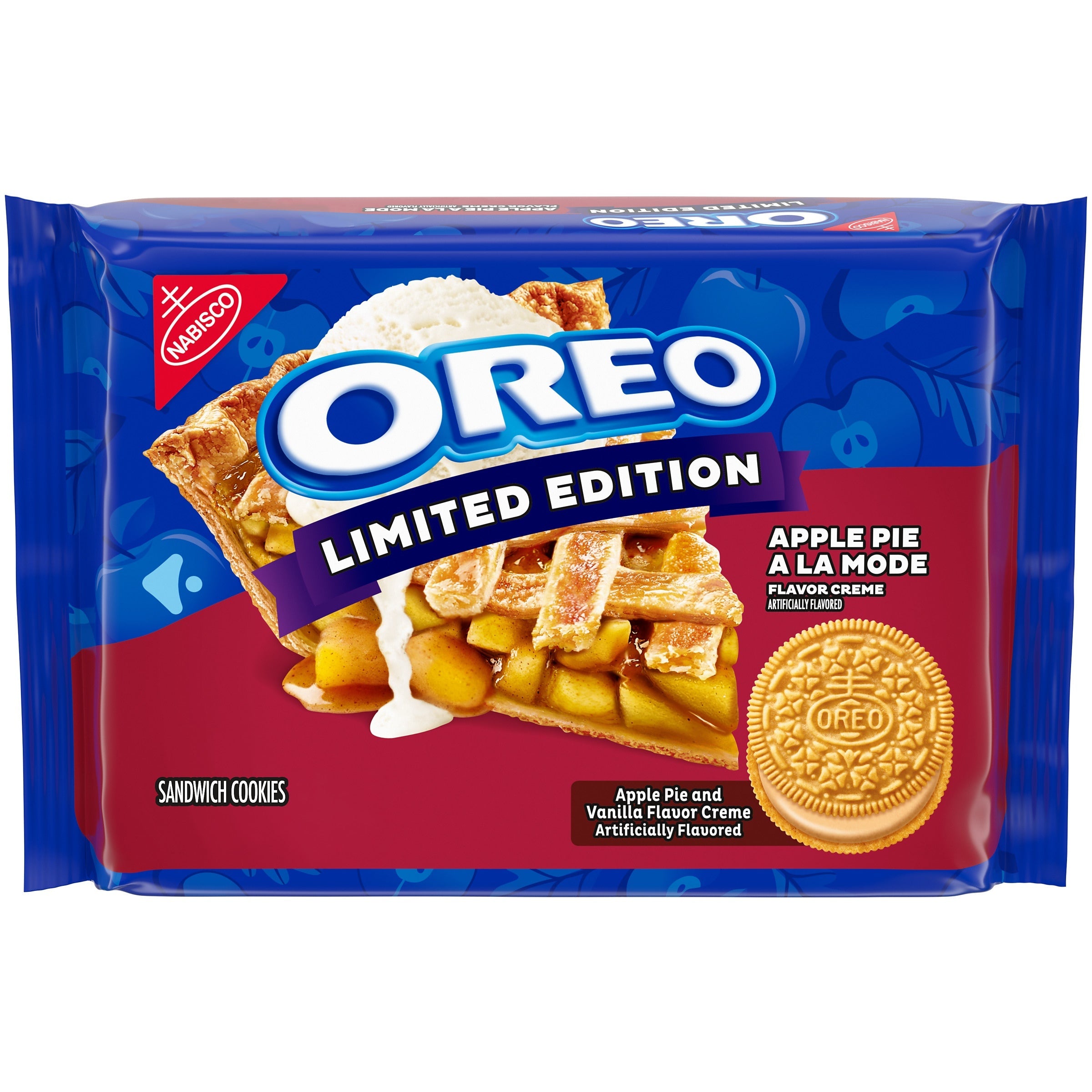 Apple Pie a la Mode Sandwich Cookies, Limited Edition, 2 Pack J0