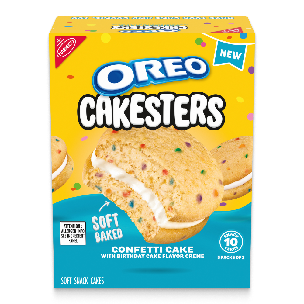 Cakesters Confetti Cake Soft Snack Cakes, Snack Packs H5