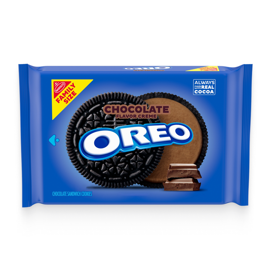 Chocolate Creme Chocolate Sandwich Cookies, Family Size H9