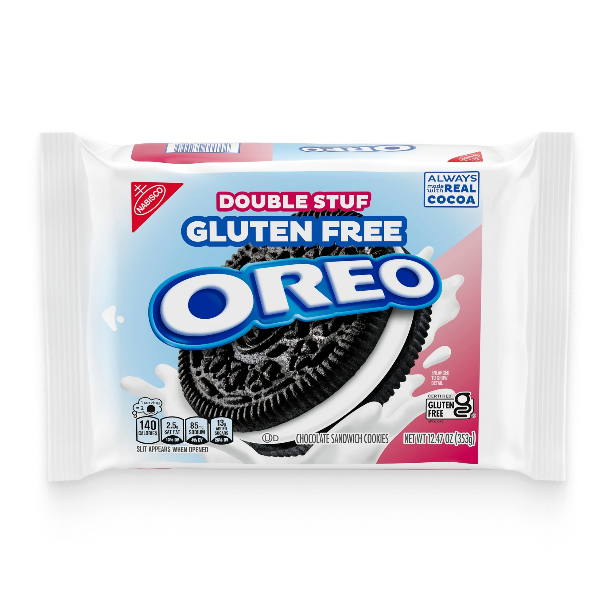 Double Stuf Gluten Free Chocolate Sandwich Cookies, 2 Pack G3