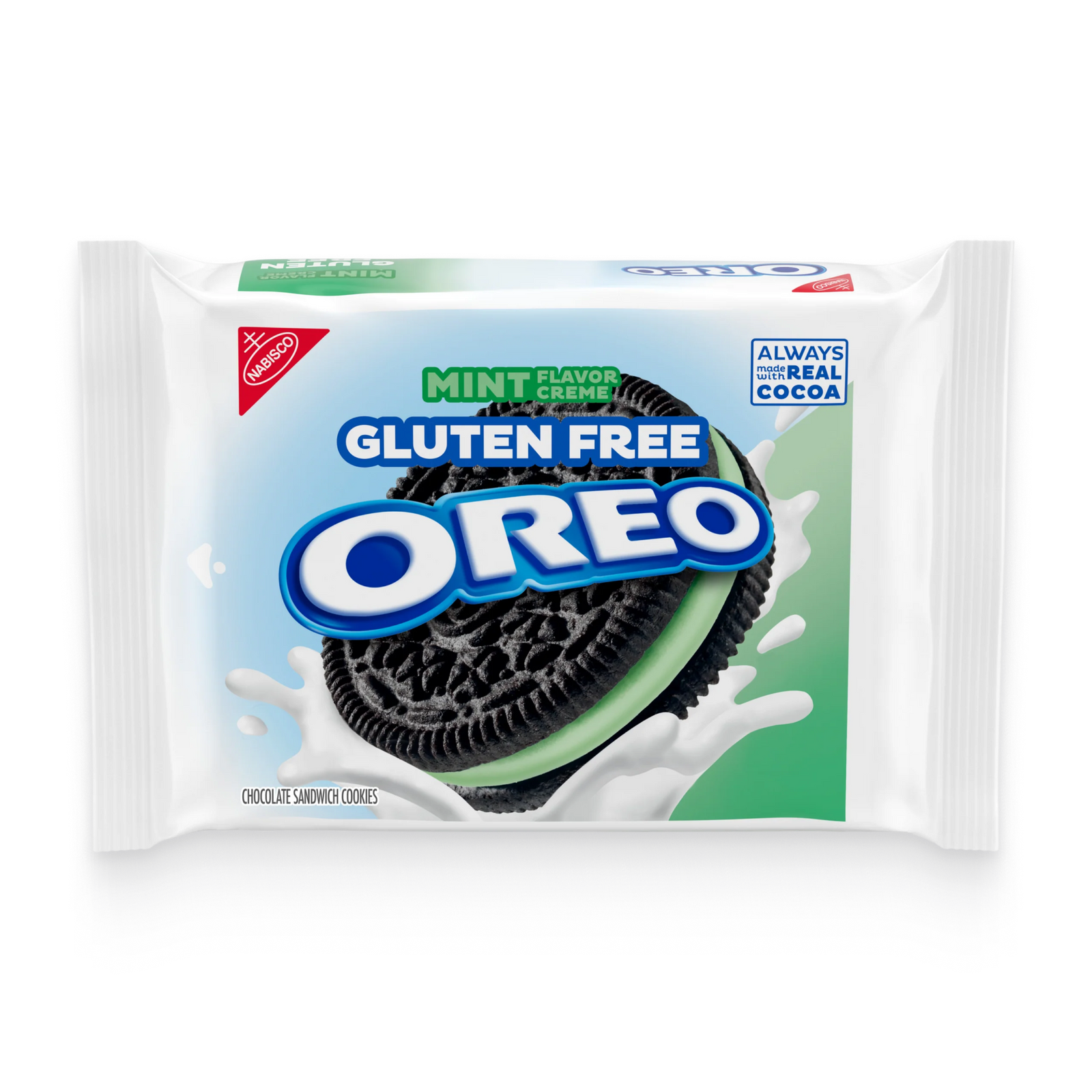 Gluten Free Mint Creme Chocolate Sandwich Cookies K4