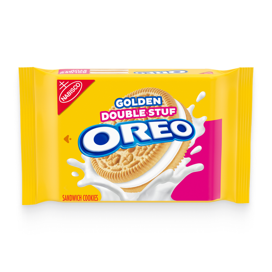 Golden Double Stuf Sandwich Cookies, Family Size K6