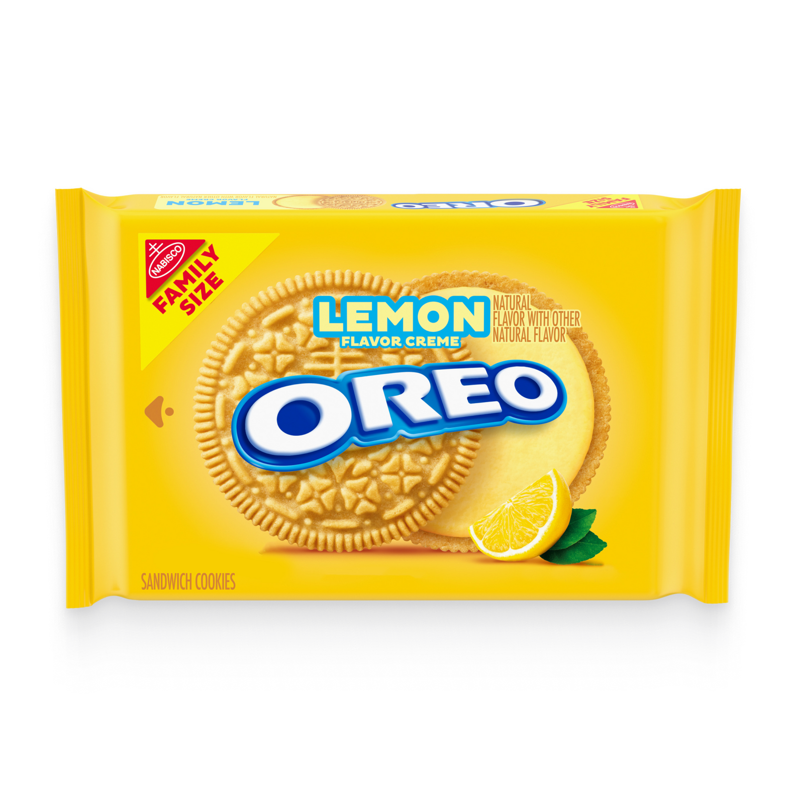 Lemon Creme Sandwich Cookies, Family Size G4