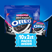 Zero Sugar Double Stuf Chocolate Sandwich Cookies, Snack Packs L3