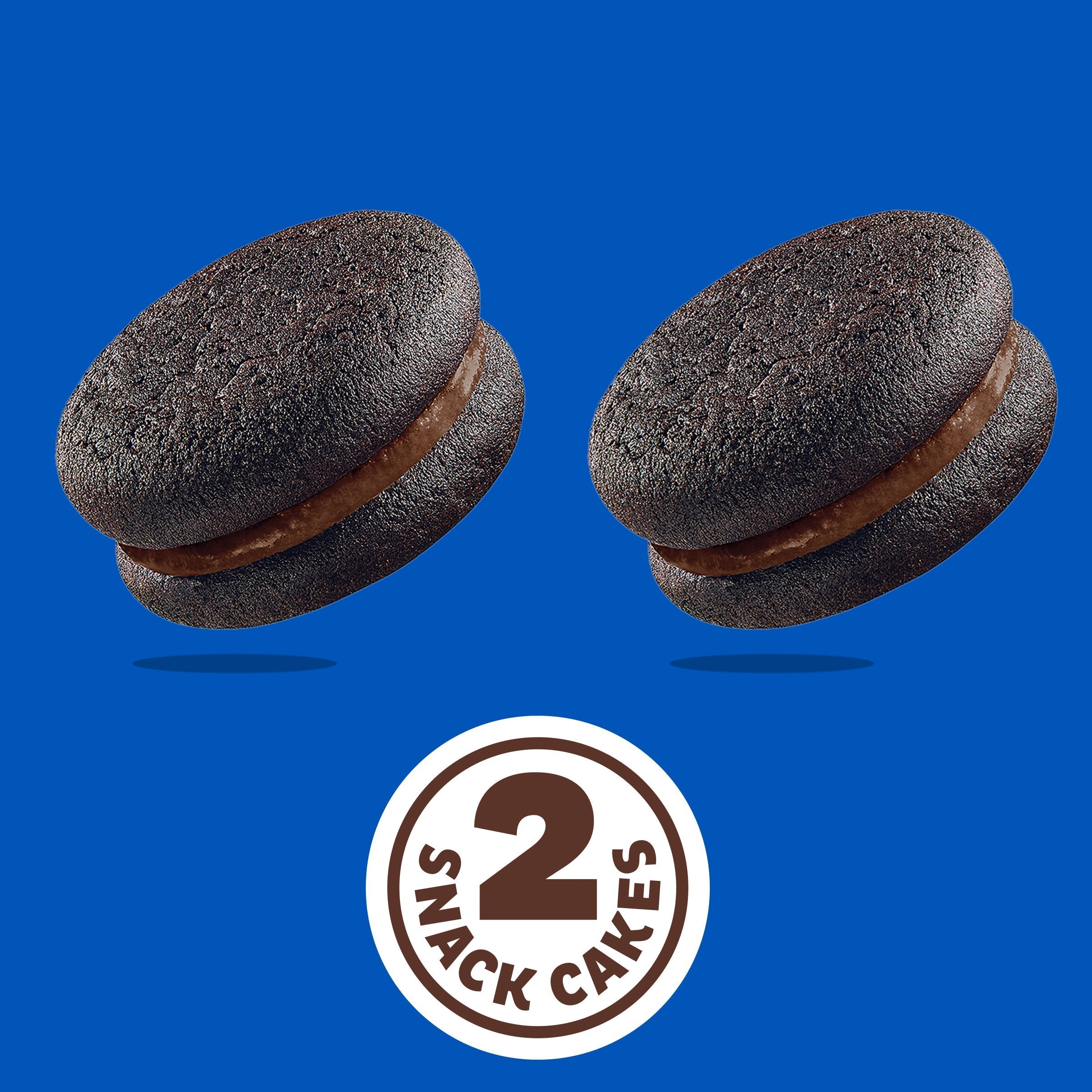 Cakesters Double Chocolate Soft Snack Cakes, Snack Packs, 2 Pack I6