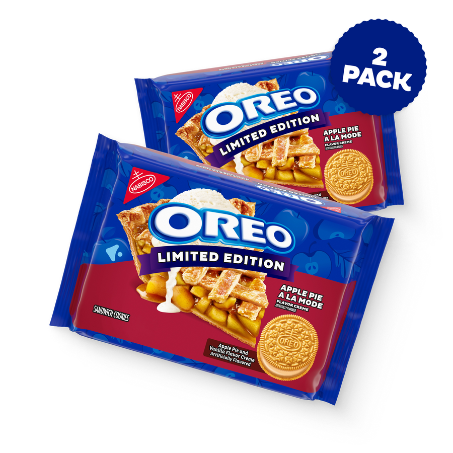 Apple Pie a la Mode Sandwich Cookies, Limited Edition, 2 Pack J0