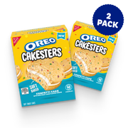 Cakesters Confetti Cake Soft Snack Cakes, Snack Packs, 2 Pack G3