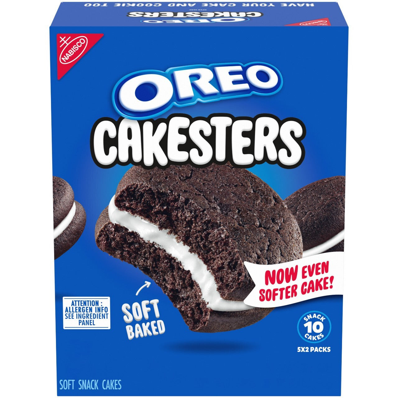 Cakesters Soft Snack Cakes, Snack Packs, 2 Pack J6