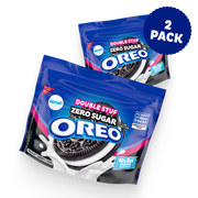 Zero Sugar Double Stuf Chocolate Sandwich Cookies, Snack Packs, 2 Pack G1
