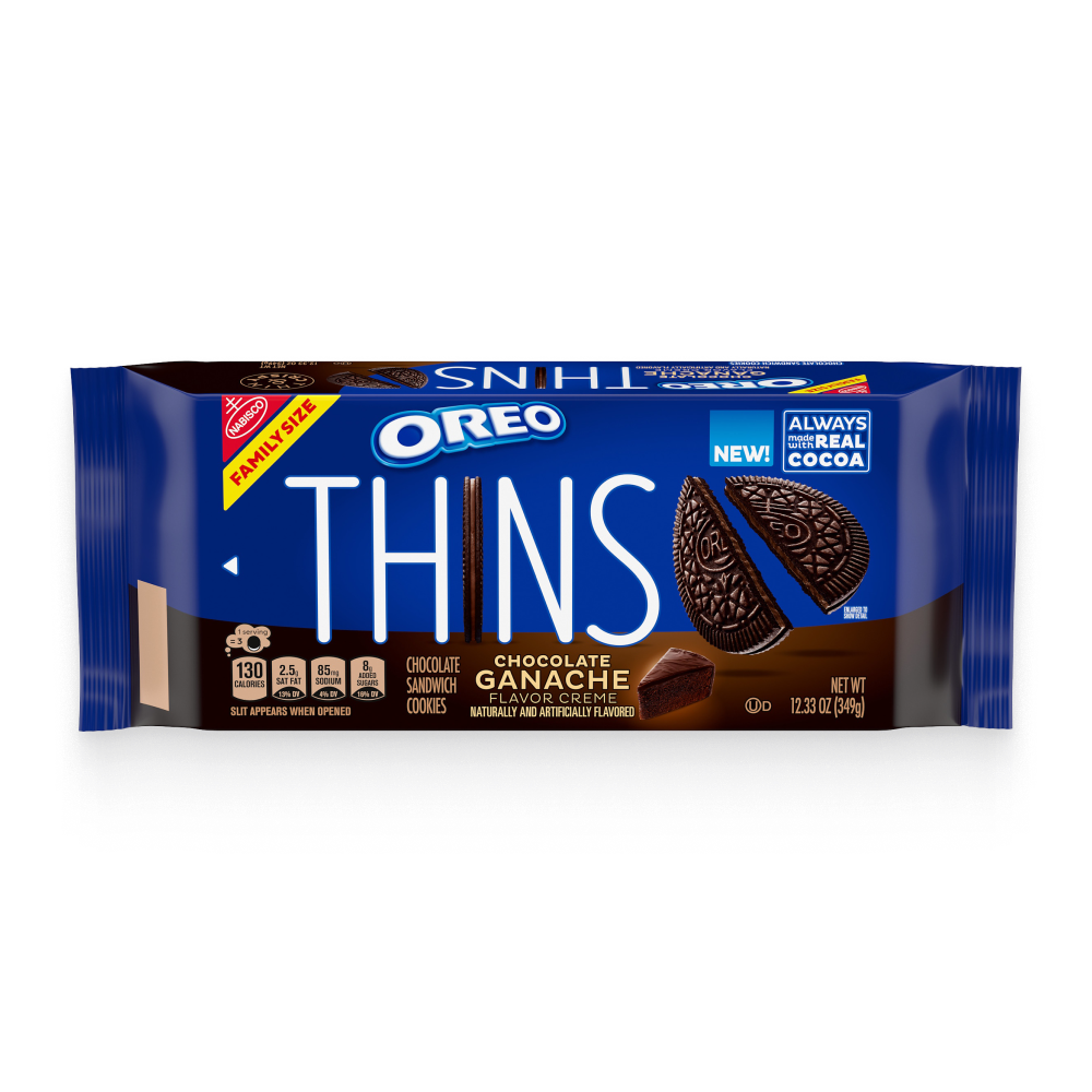Thins Chocolate Ganache Creme Sandwich Cookies, Family Size J8