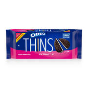 Thins Extra Stuf Chocolate Sandwich Cookies, Family Size I2