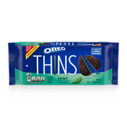 Thins Mint Creme Chocolate Sandwich Cookies, Family Size, 2 Pack K2