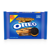 Toffee Crunch Creme With Sugar Crystals Chocolate Sandwich Cookies, Family Size, 2 Pack L3