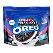 Zero Sugar Double Stuf Chocolate Sandwich Cookies, Snack Packs L3