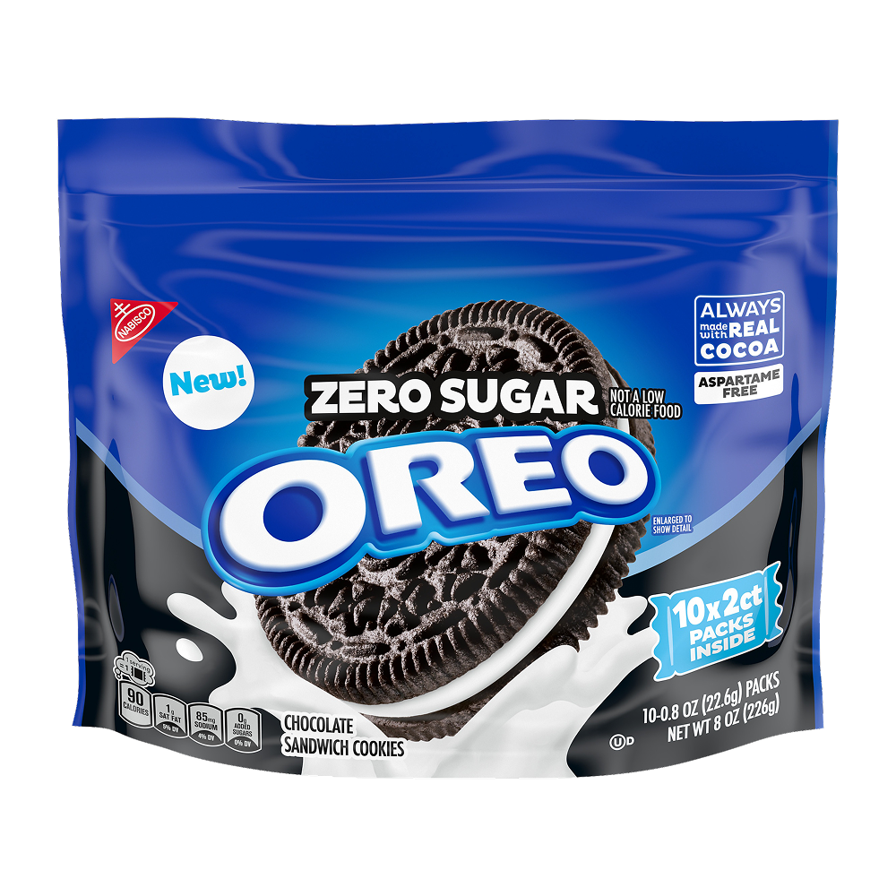 Zero Sugar Chocolate Sandwich Cookies, Snack Packs I9